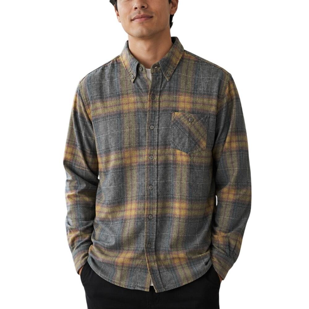 Weatherproof Vintage Plaid Flannel M Cabincore Grunge Skater